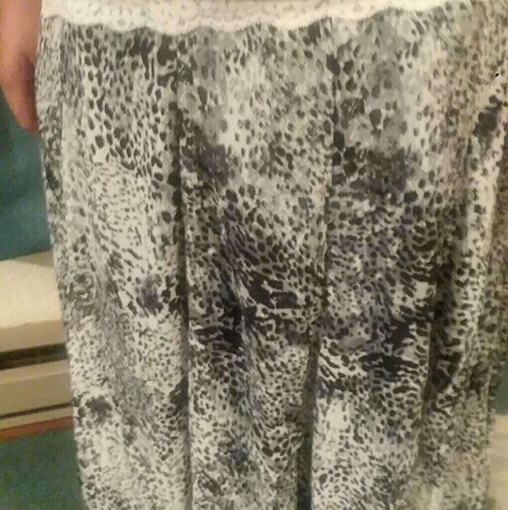 Christopher Banks leopard print skirt
